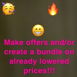 Open to all reasonable offers!!!